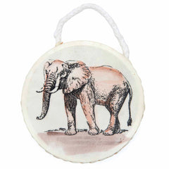 Small Ocean Drum Elephant Design-Drums-Siesta Crafts