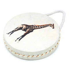 Small Ocean Drum Giraffe Design-Drums-Siesta Crafts