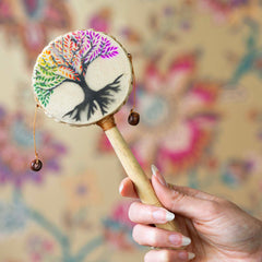 Tree Hand Drum-Drums-Siesta Crafts