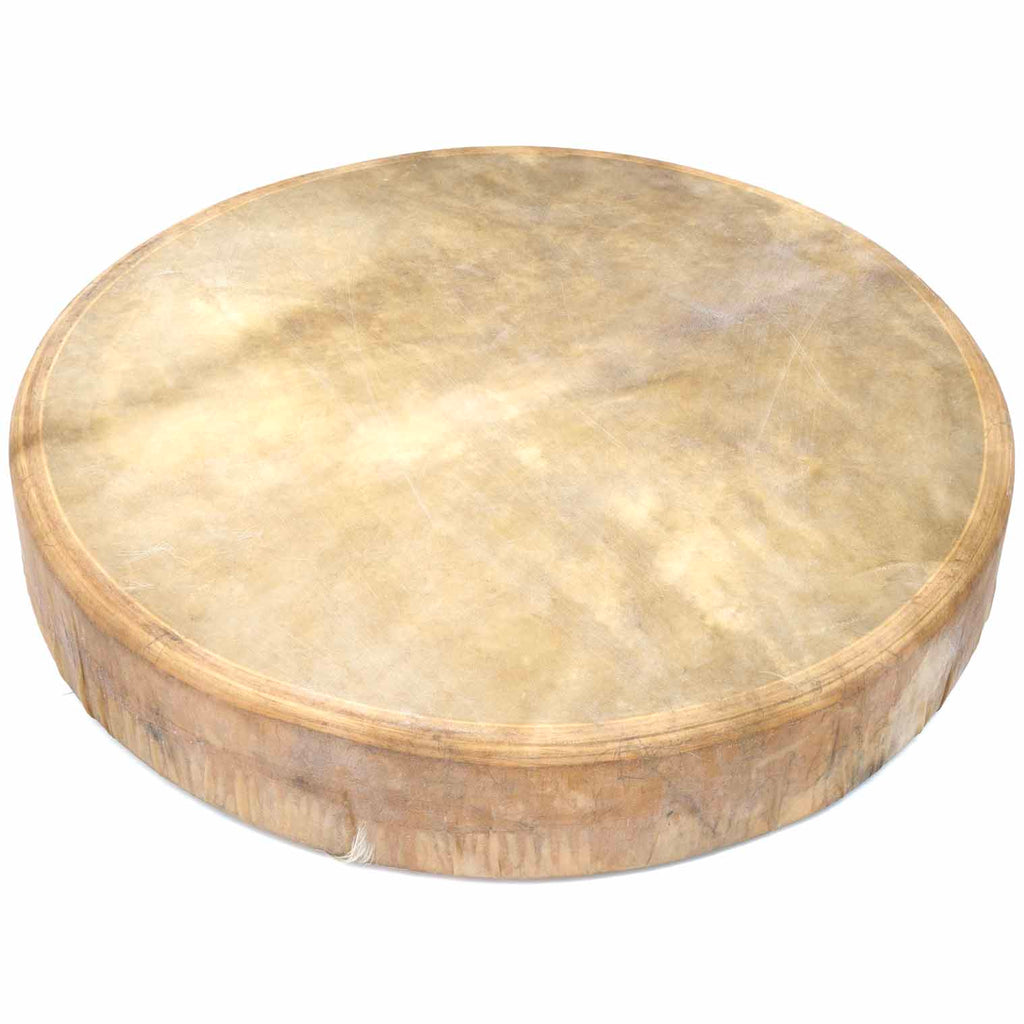 Raw Goat Skin Shamanic Drum 40cm-Drums-Siesta Crafts