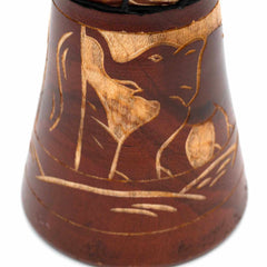 Carved Elephant Djembe Drum 30cm-Drums-Siesta Crafts