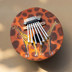 Giraffe Pattern Thumb Piano-Thumb Pianos & Xylophones-Siesta Crafts