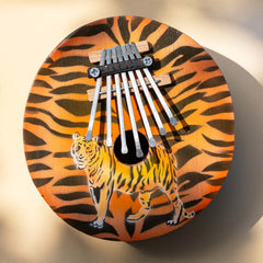 Tiger Pattern Thumb Piano-Thumb Pianos & Xylophones-Siesta Crafts