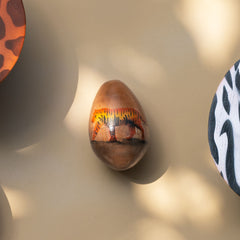 Tiger Egg Shaker-Shakers-Siesta Crafts