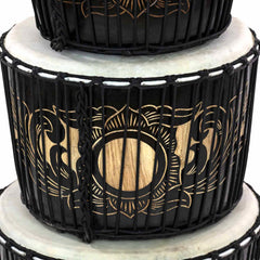 Malaysian Style Drum Set of Three-Drums-Siesta Crafts
