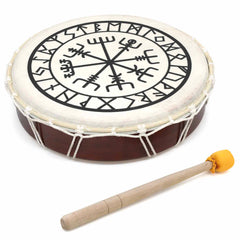 Rune Design Shamanic Drum-Drums-Siesta Crafts