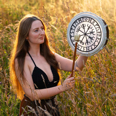 Rune Design Shamanic Drum