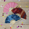 Ten Balinese Batik Fans-Garden & Outdoors-Siesta Crafts