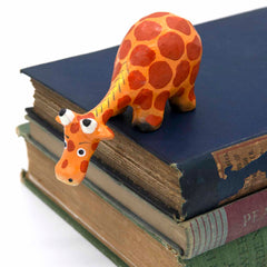 Cartoon Shelf Giraffe-Ornaments & Figurines-Siesta Crafts