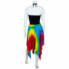 Rainbow Hanky Hem Dress-Dresses-Siesta Crafts