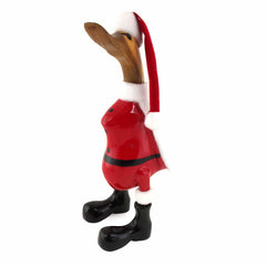 Christmas Santa Duck-Ornaments & Figurines-Siesta Crafts