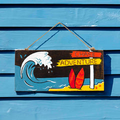 Chase Adventure Plaque-Home Décor-Siesta Crafts
