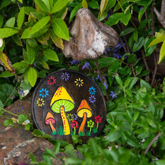 Mushroom Plaque-Home Décor-Siesta Crafts