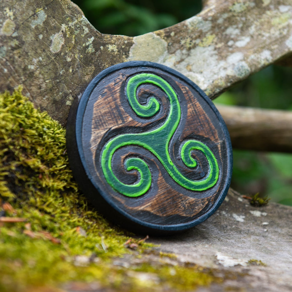 Mini Triskelion Plaque-Home Décor-Siesta Crafts