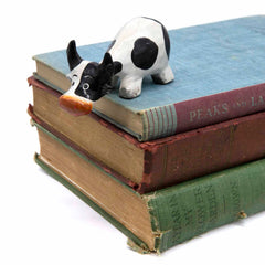 Cartoon Shelf Cow-Ornaments & Figurines-Siesta Crafts