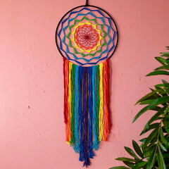 Rainbow Mandala Dreamcatcher