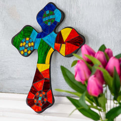 Large Mosaic Cross-Home Décor-Siesta Crafts