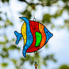 String of Angel Fish Suncatcher-Home Décor-Siesta Crafts