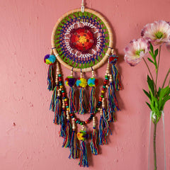 Pom Pom Dreamcatcher