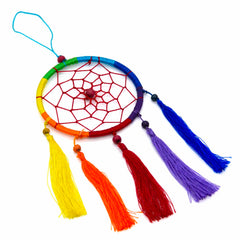 Rainbow Tassel Dreamcatcher-Home Décor-Siesta Crafts