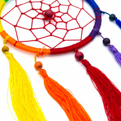 Rainbow Tassel Dreamcatcher-Home Décor-Siesta Crafts