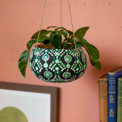 Dot Painted Plant Hanger