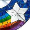 Small Rainbow and Stars Mirror-Home Décor-Siesta Crafts
