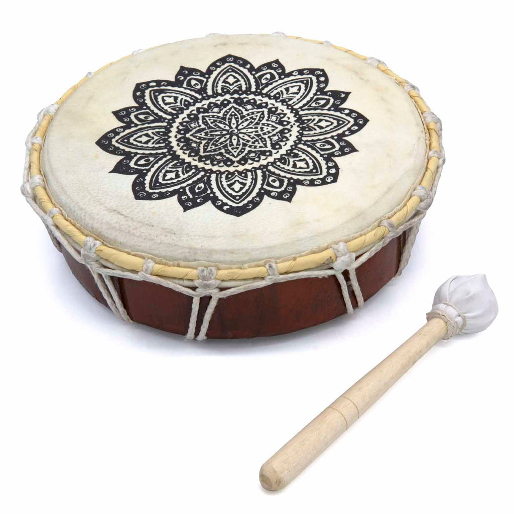 Mandala Shamanic Drum-Drums-Siesta Crafts