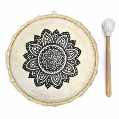 Mandala Shamanic Drum-Drums-Siesta Crafts