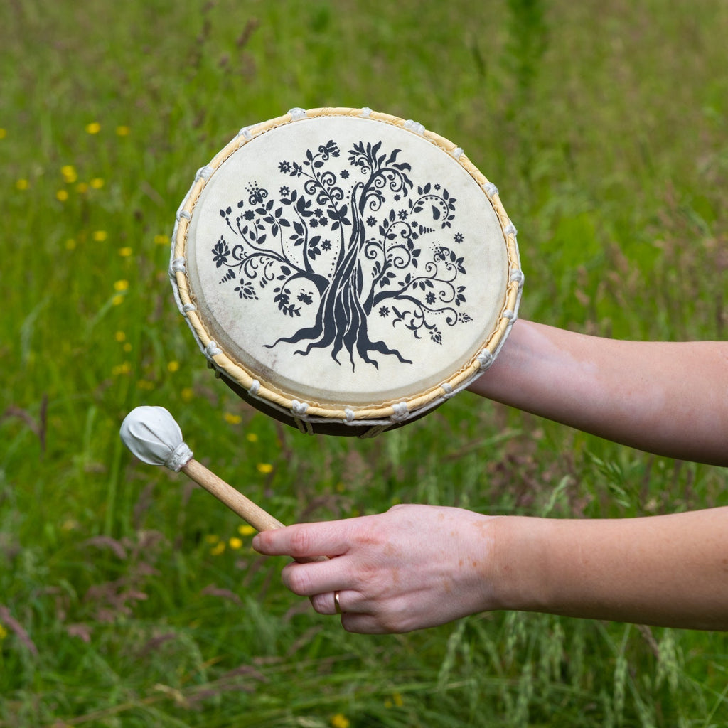 Tree Shamanic Drum-Drums-Siesta Crafts