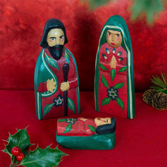 Wooden Nativity Set-Christianity-Siesta Crafts