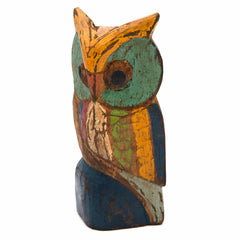 Rustic Owl on Branch-Ornaments & Figurines-Siesta Crafts