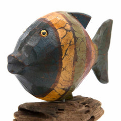 Rustic and Driftwood Fish-Ornaments & Figurines-Siesta Crafts