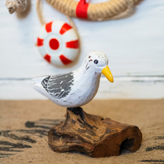 Seagull on Stand-Ornaments & Figurines-Siesta Crafts