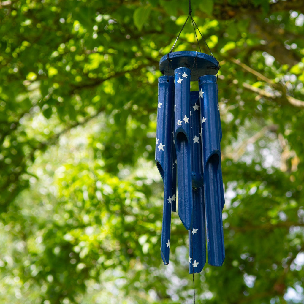 Night Sky Bamboo Windchime-Garden & Outdoors-Siesta Crafts