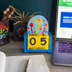 Mushroom Perpetual Calendar-Office & Stationery-Siesta Crafts