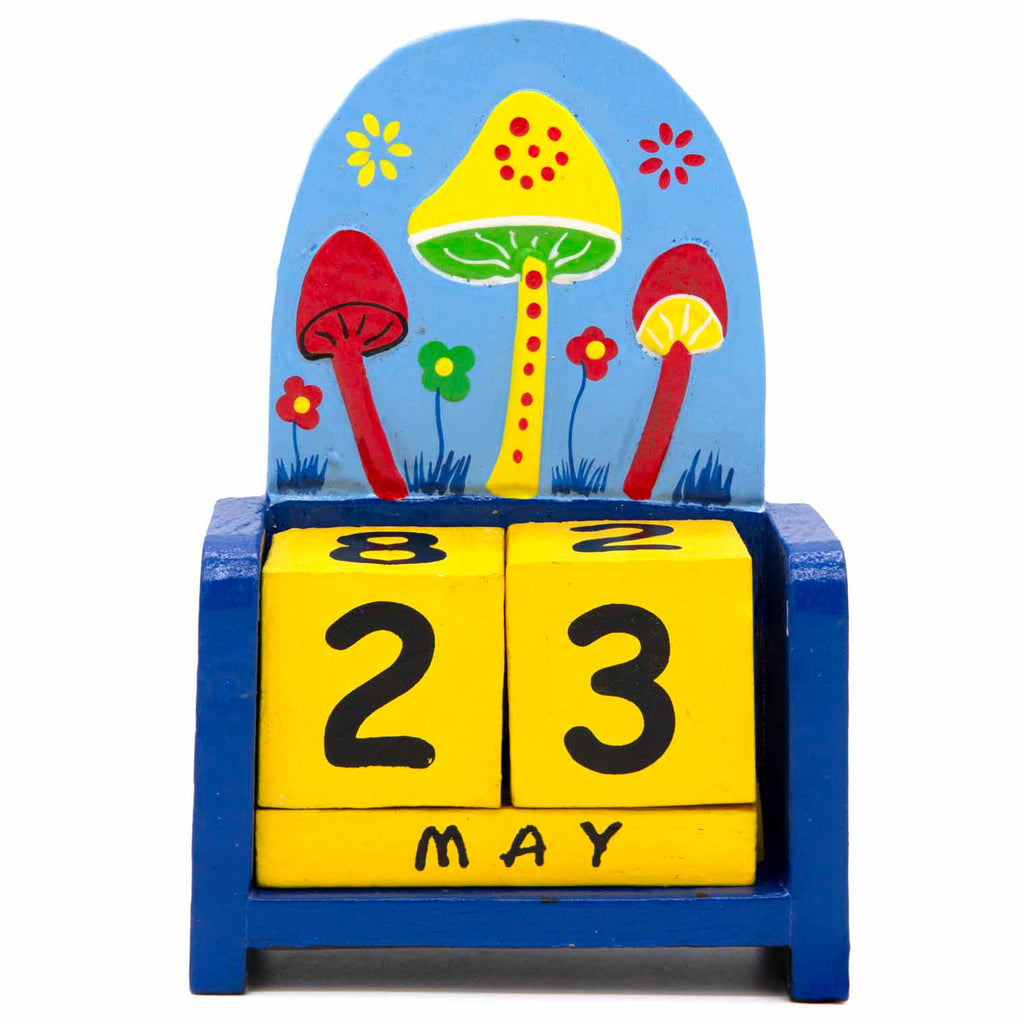 Mushroom Perpetual Calendar-Office & Stationery-Siesta Crafts