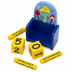 Mushroom Perpetual Calendar-Office & Stationery-Siesta Crafts