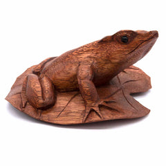 Frog on a Lily Pad-Ornaments & Figurines-Siesta Crafts