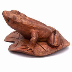 Frog on a Lily Pad-Ornaments & Figurines-Siesta Crafts