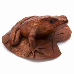 Frog on a Lily Pad-Ornaments & Figurines-Siesta Crafts