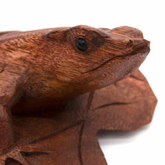 Frog on a Lily Pad-Ornaments & Figurines-Siesta Crafts