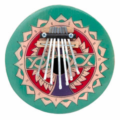 Painted Coconut Thumb Piano-Thumb Pianos & Xylophones-Siesta Crafts