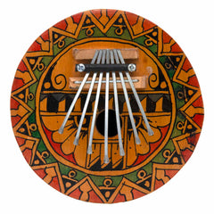 Painted Coconut Thumb Piano-Thumb Pianos & Xylophones-Siesta Crafts