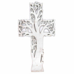 Whitewash Tree Cross-Christianity-Siesta Crafts