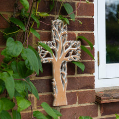 Whitewash Tree Cross-Christianity-Siesta Crafts