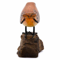 Robin on a Stand-Ornaments & Figurines-Siesta Crafts