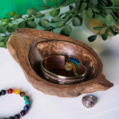 Coconut Husk Dish-Bathroom-Siesta Crafts