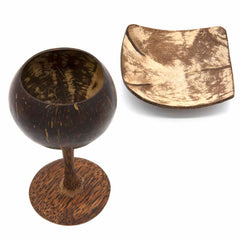 Coconut Shell Chalice and Paten-Christianity-Siesta Crafts