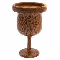 Coconut Wood Chalice and Paten-Christianity-Siesta Crafts